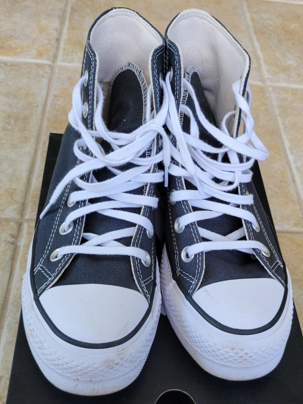 Converse Chuck Taylor All Star Platform High Top Charcoal Grey Sneakers Size 6